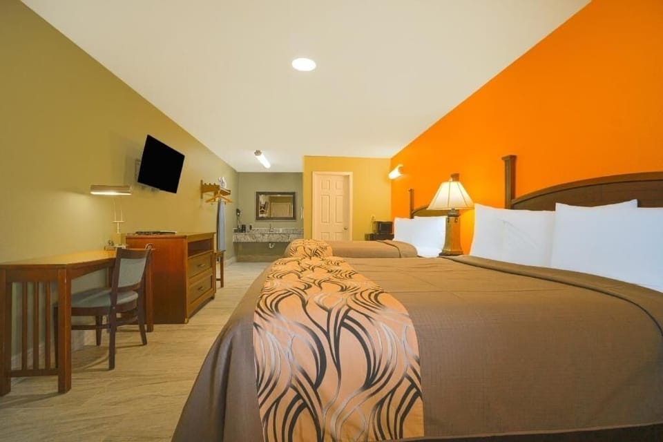 Bedroom. Interior and views may vary based on location and availability
