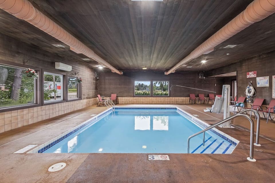 Unwind with an easy swim in the indoor pool.