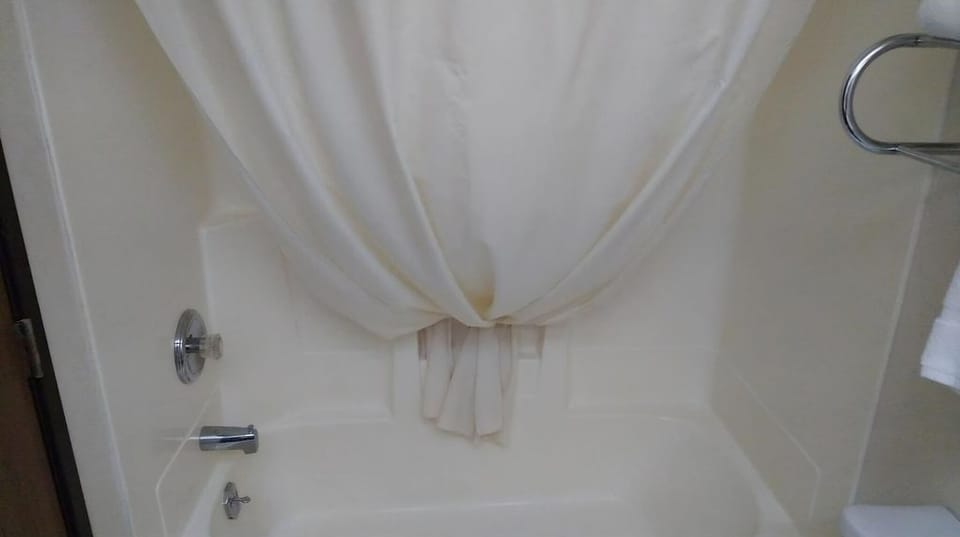 Refresh with a hot shower in a clean tub.
