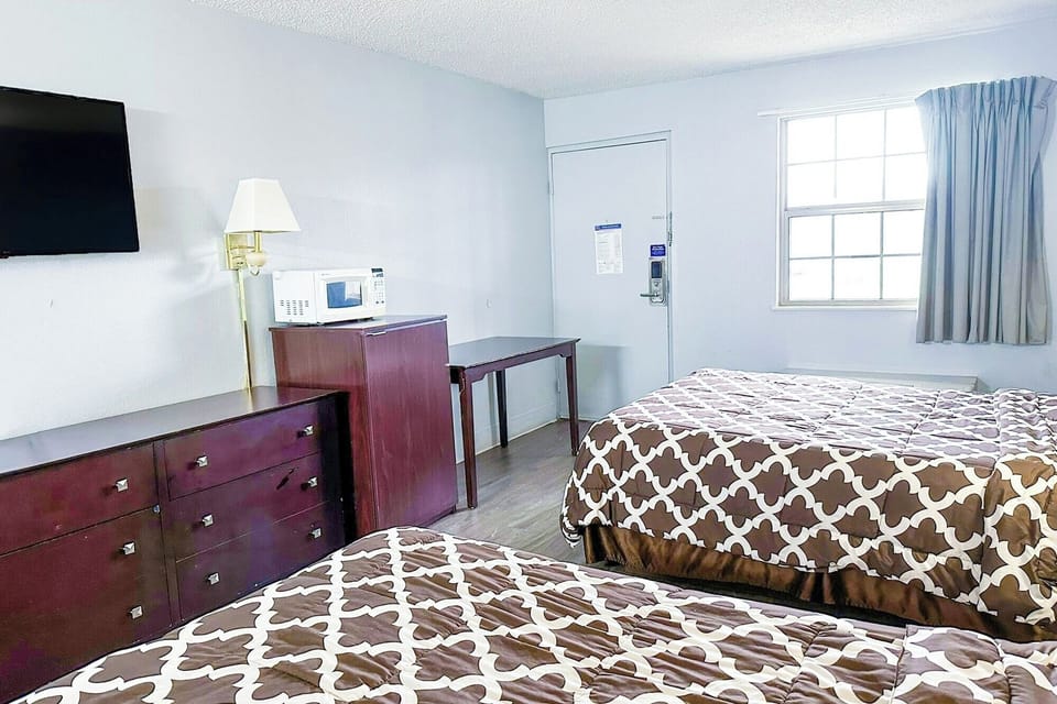 Wake up to natural light and an uncluttered, peaceful room.