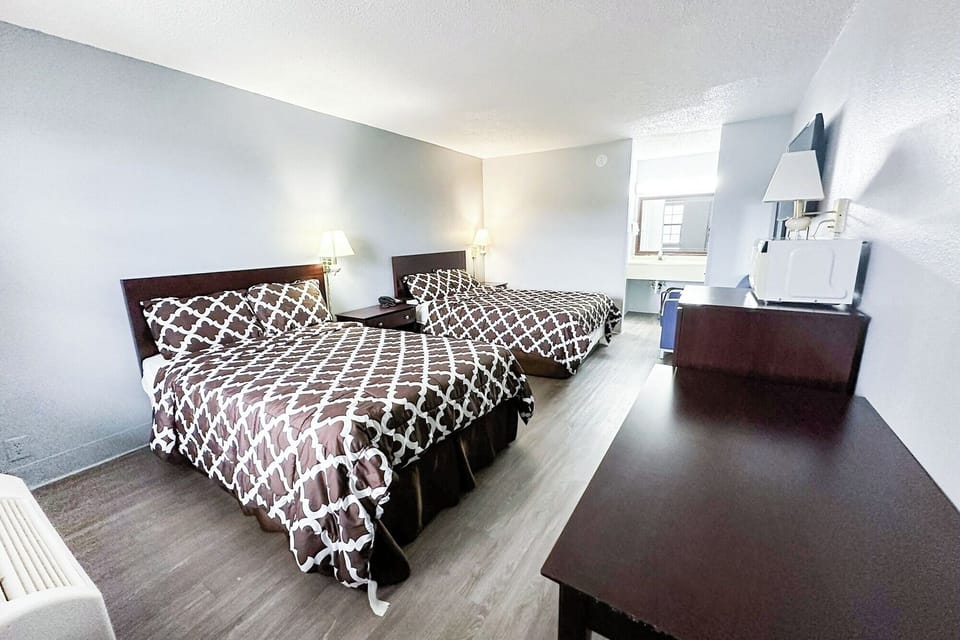 Bedroom. Interior and views may vary based on location and availability