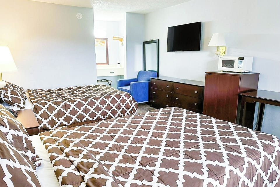 Kick back after a long day in calm, comfortable bedding.
