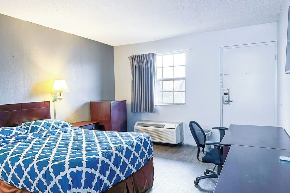 Wake to natural light and enjoy in-room climate comfort.