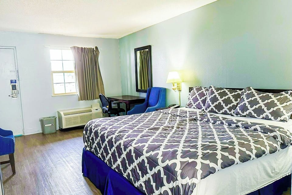 Bedroom. Interior and views may vary based on location and availability