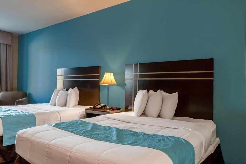 Bedroom. Interior and views may vary based on location and availability