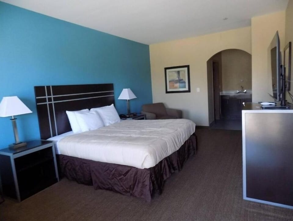 Bedroom. Interior and views may vary based on location and availability