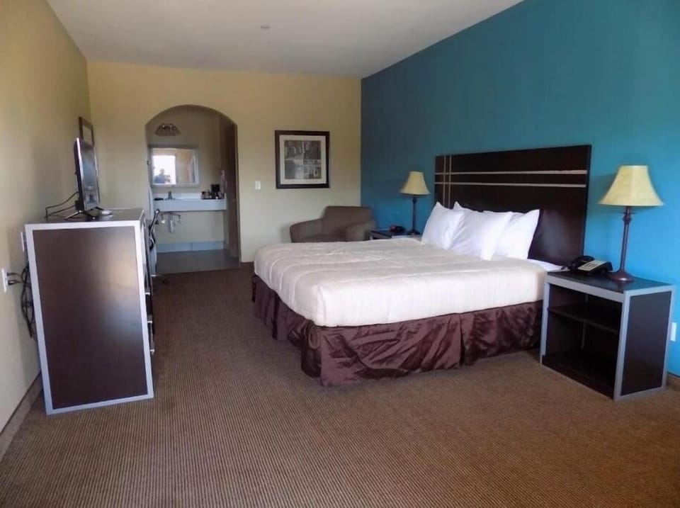 Bedroom. Interior and views may vary based on location and availability