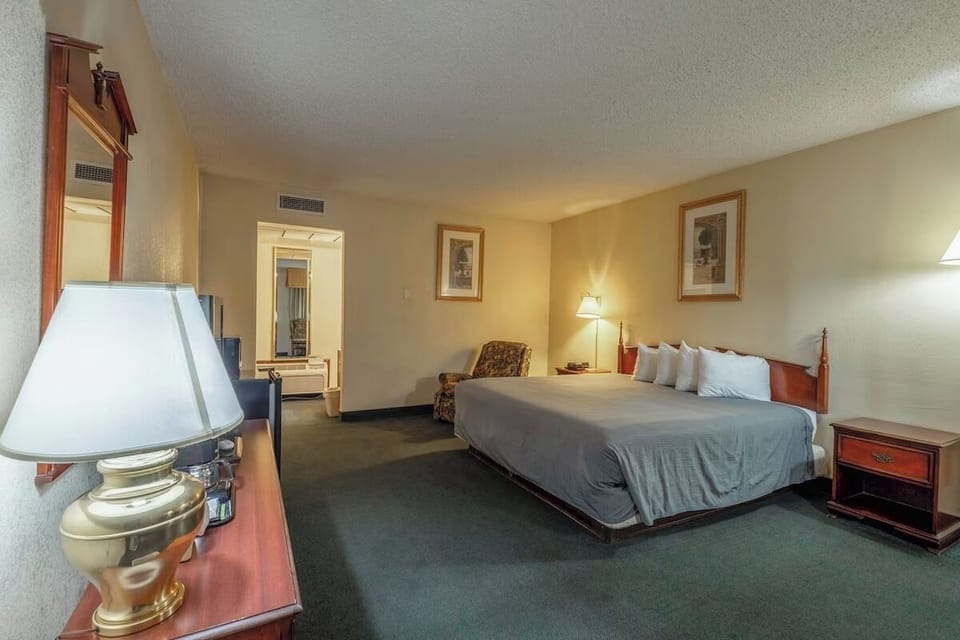 Recharge at night with calming light and a spacious sleeping area.