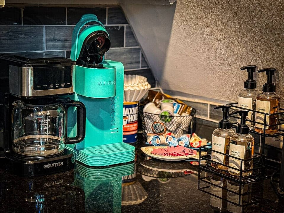 Wakeup and start your day right with a coffee at our gourmet coffee bar