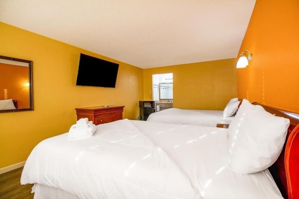 Relax after adventures with two beds and an easy vibe.