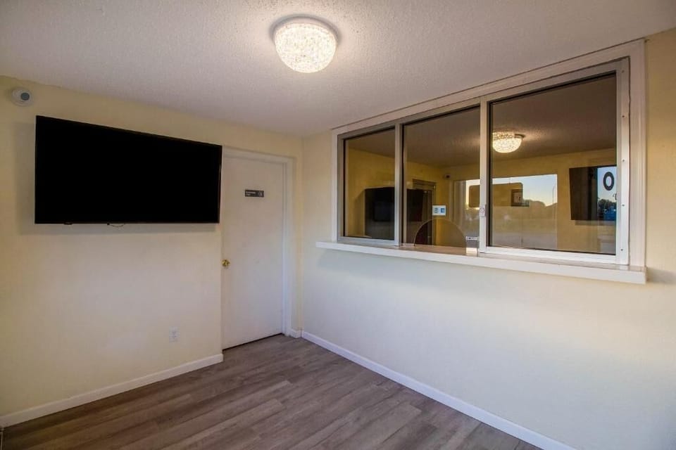 Settle in with a simple, efficient front desk area.