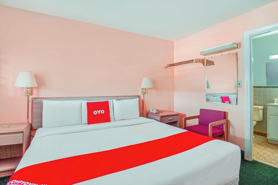 Settle in with bedside lighting and easy bathroom access.