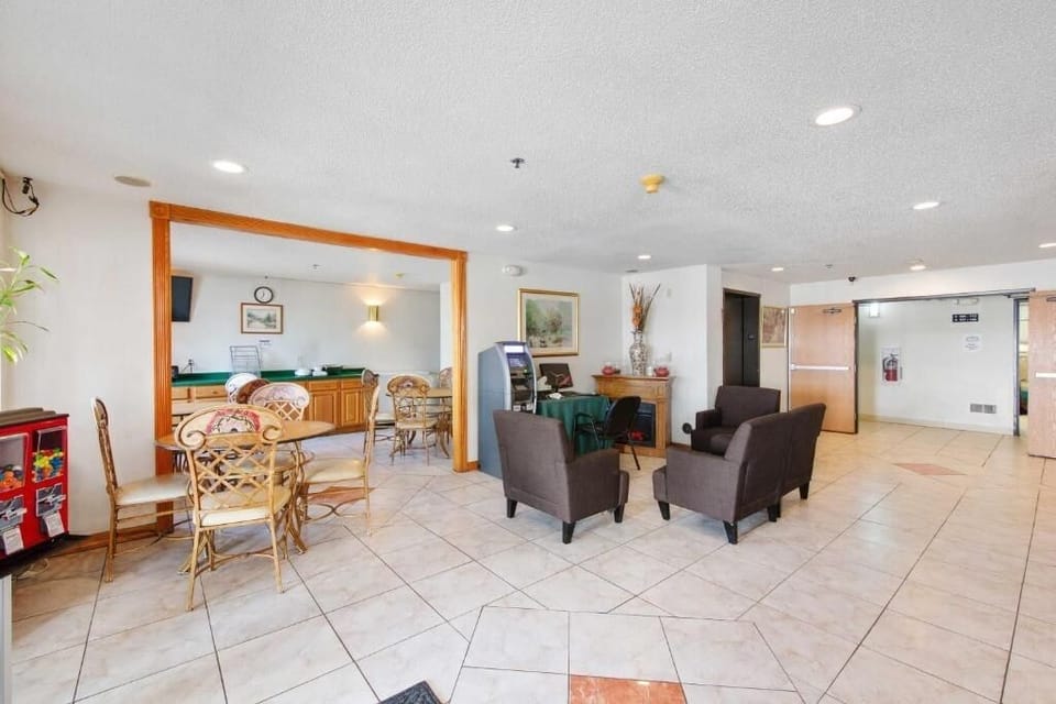 Lobby with seating