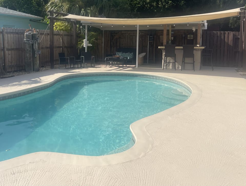 Pool and Tiki Bar