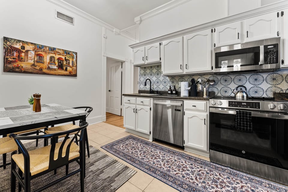 Dining Table and Kitchen