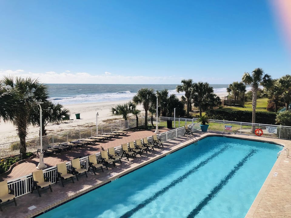 Pool area, soak in and relax