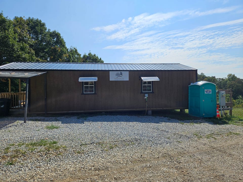 Portable Restroom at The Hocking Hills Store