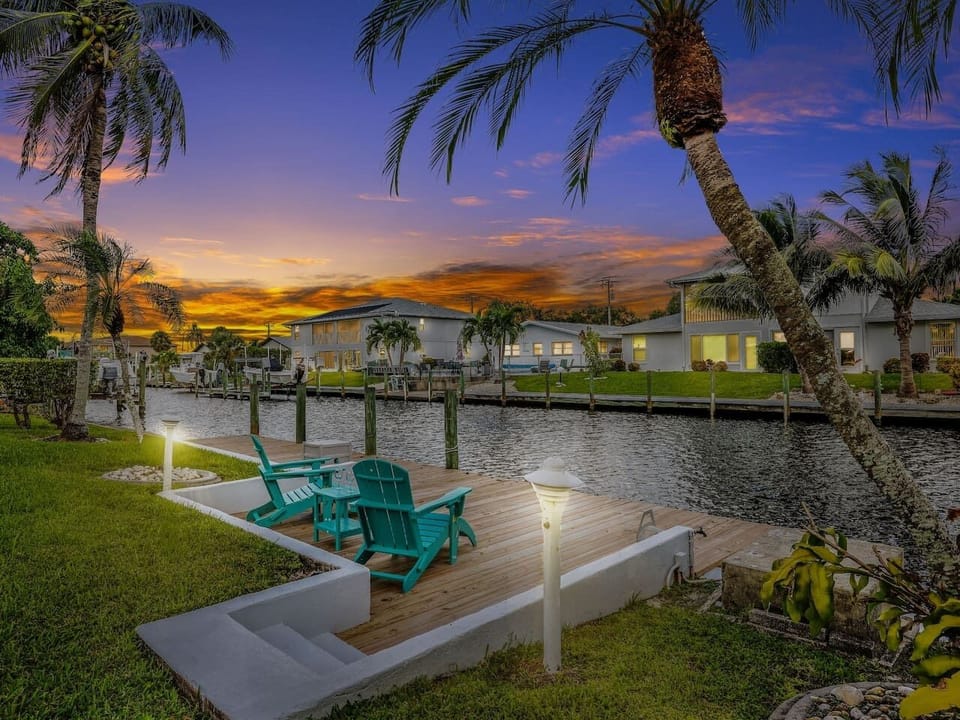 View from dock`s sitting area