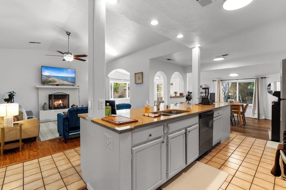 Plenty of kitchen space