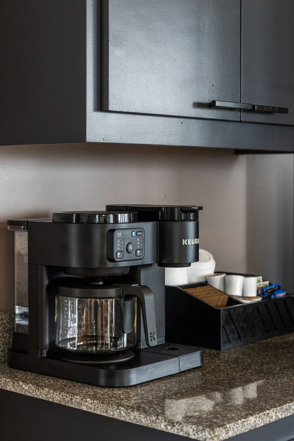 Coffee bar to start your mornings night. 