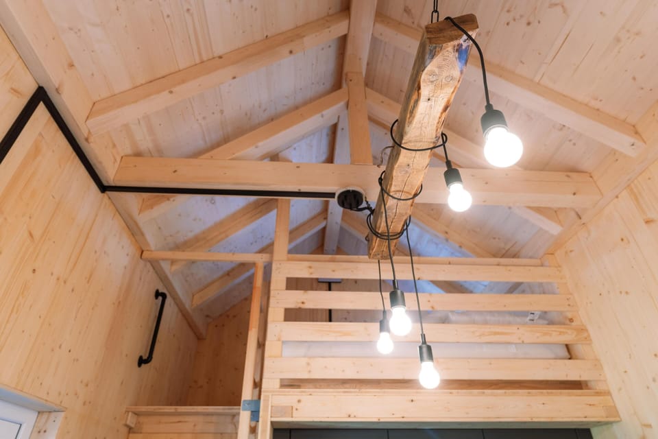 Ceiling lamp in the living area
