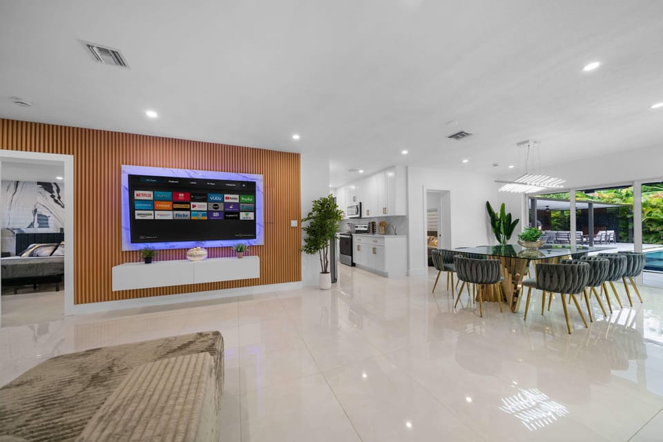 Living Room and Dining Room