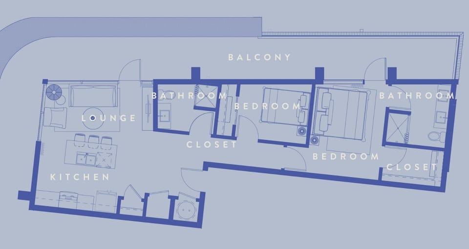 Your unit’s layout or design may vary slightly from what is shown, but it will maintain the same aesthetic and include all the amenities depicted for a seamless and enjoyable stay.