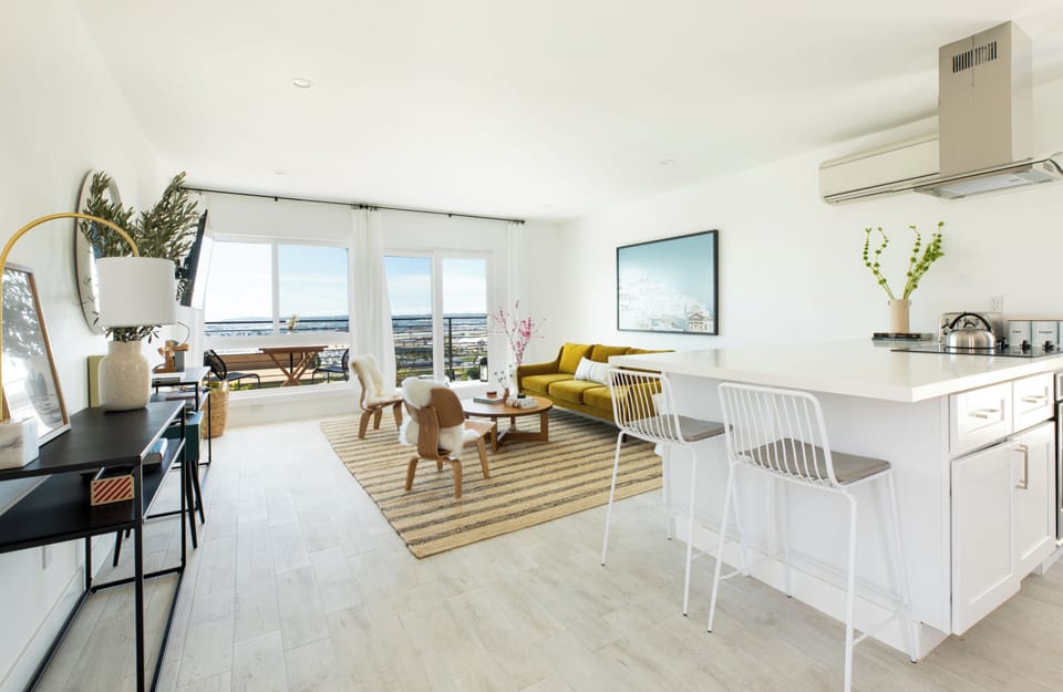 Bright and airy living room.