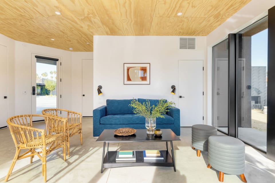 Comfortable seating.