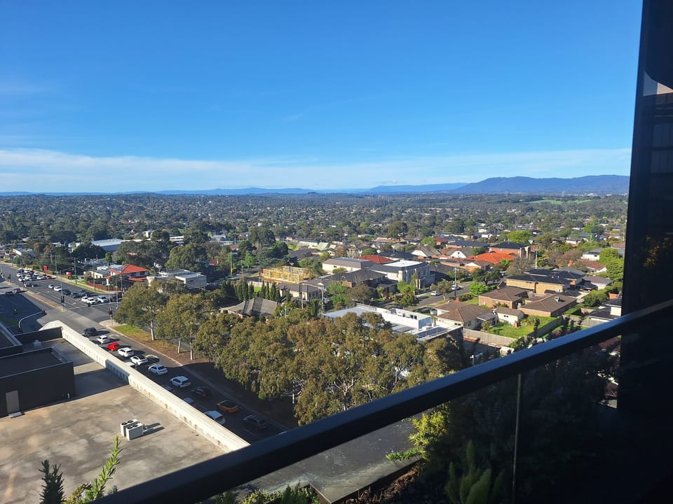 View from the balcony 
