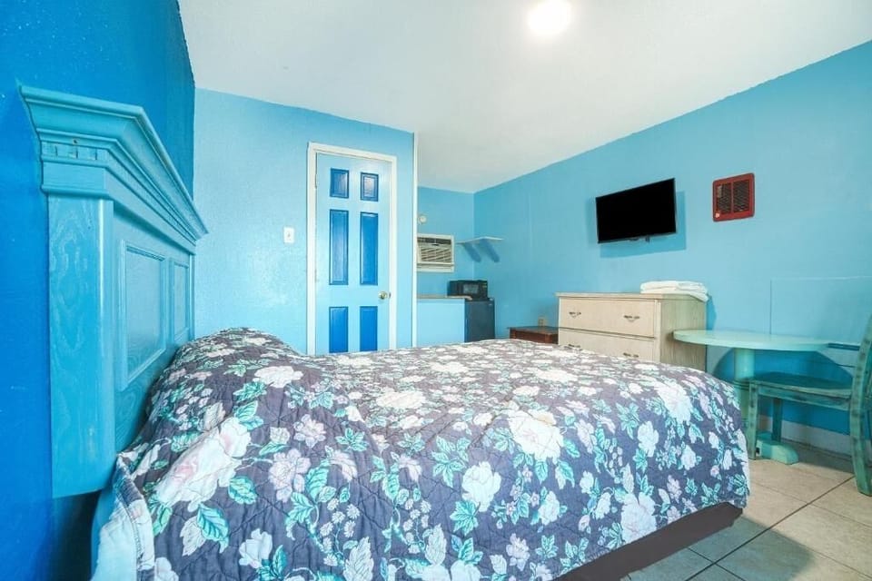 Stretch out comfortably with TV viewing from the bed.