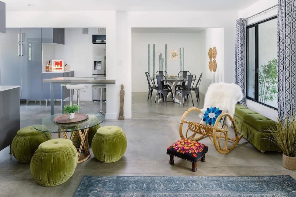 Communal living area.