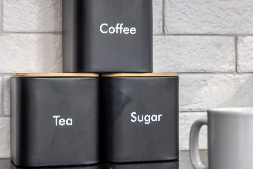 Coffee station.