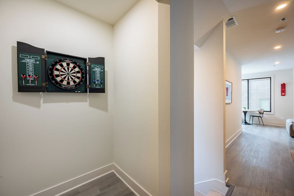 Dart board.