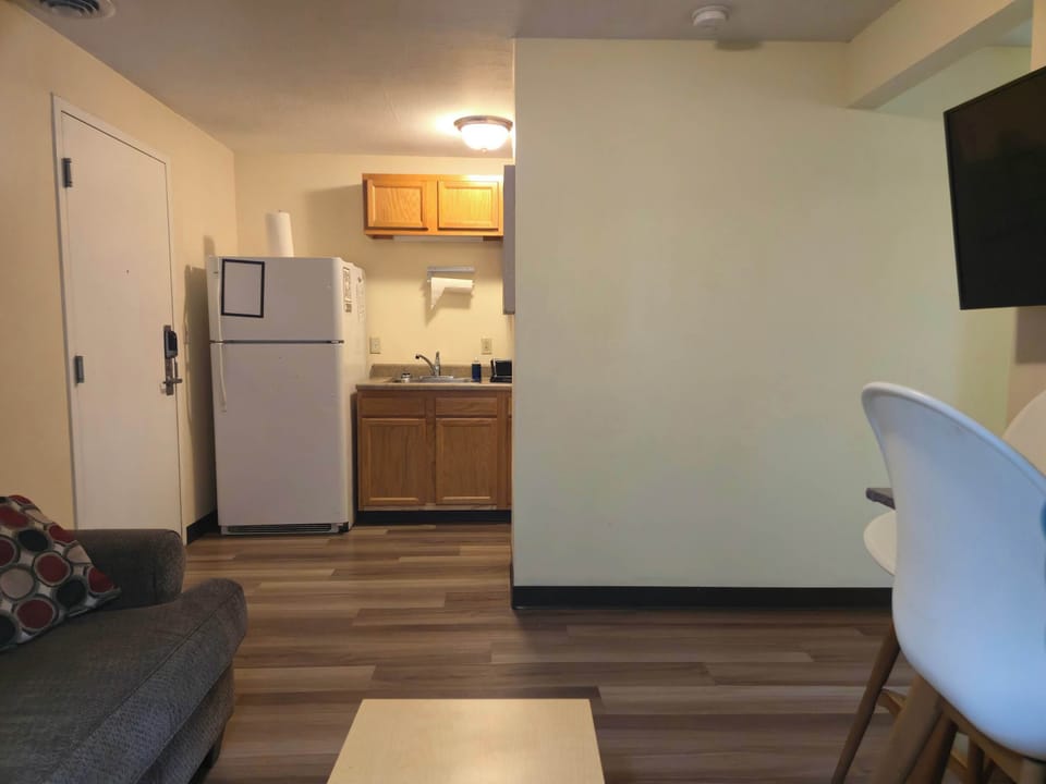 Open-concept kitchen and living space perfect for long stays