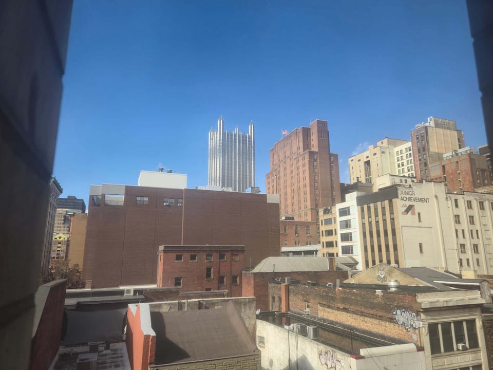 Sweeping downtown views right from your window — iconic Pittsburgh skyline