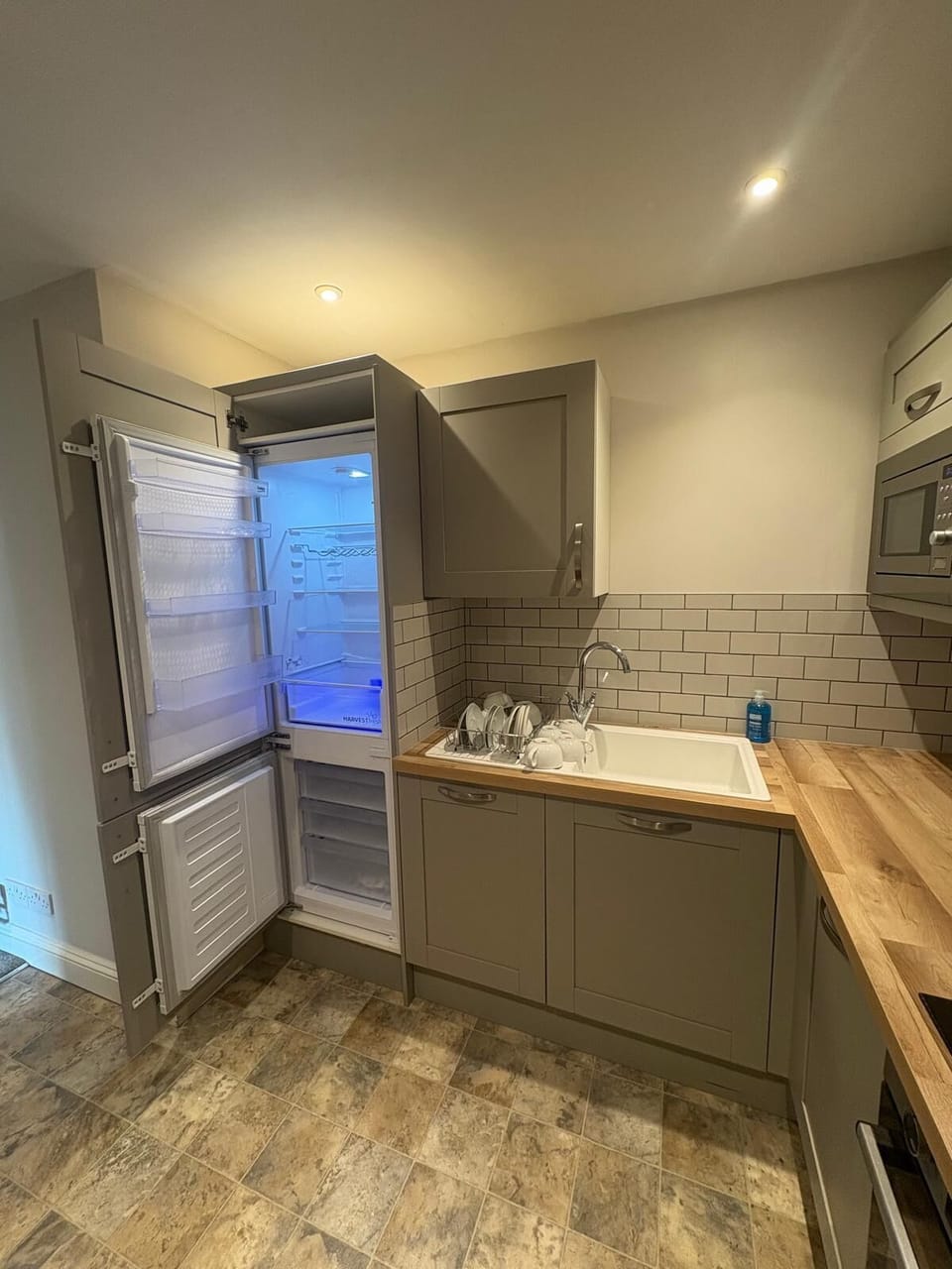 Kitchen Fridge and Sink