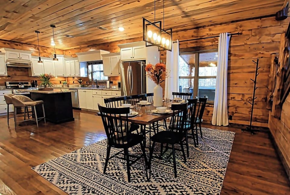 Gather around the spacious dining table for memorable family meals and lively conversations.