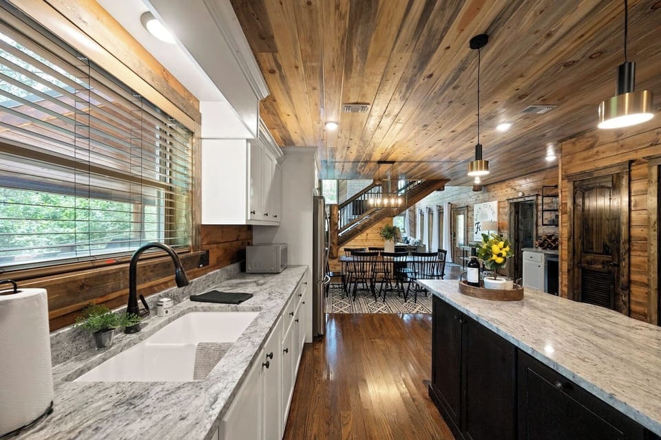 Cook up a feast for the whole family in a kitchen designed for convenience and style.