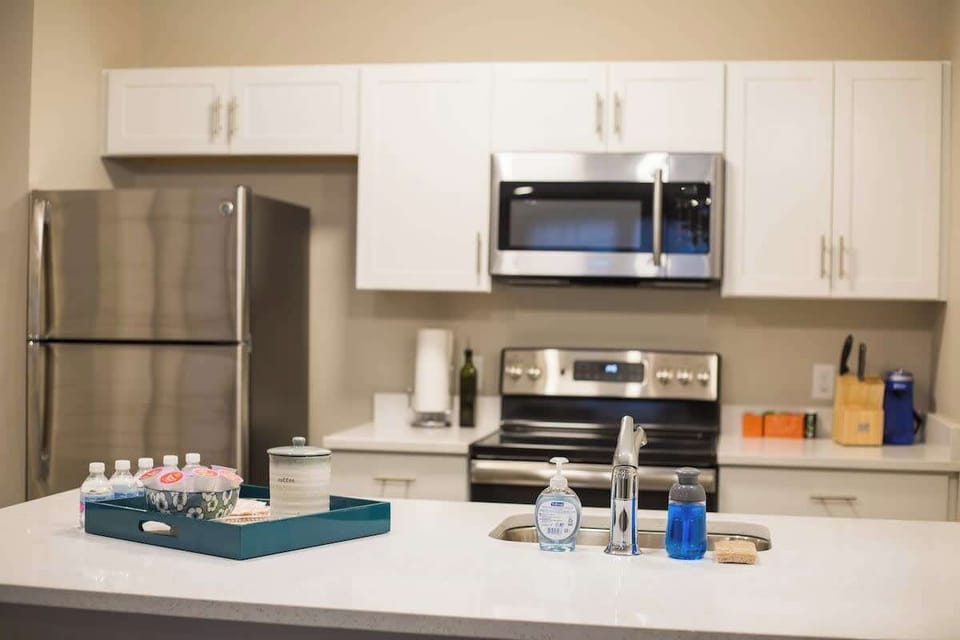 Cook your heart out in this stylish kitchen.