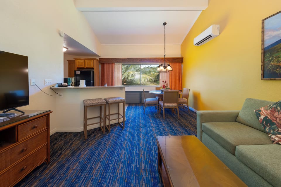 Enjoy open space for lounging, dining, and easy conversation.