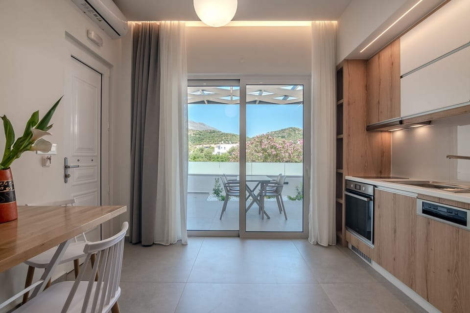 Living area of Cozy apartment near the beach & amenities, Plakias,Crete