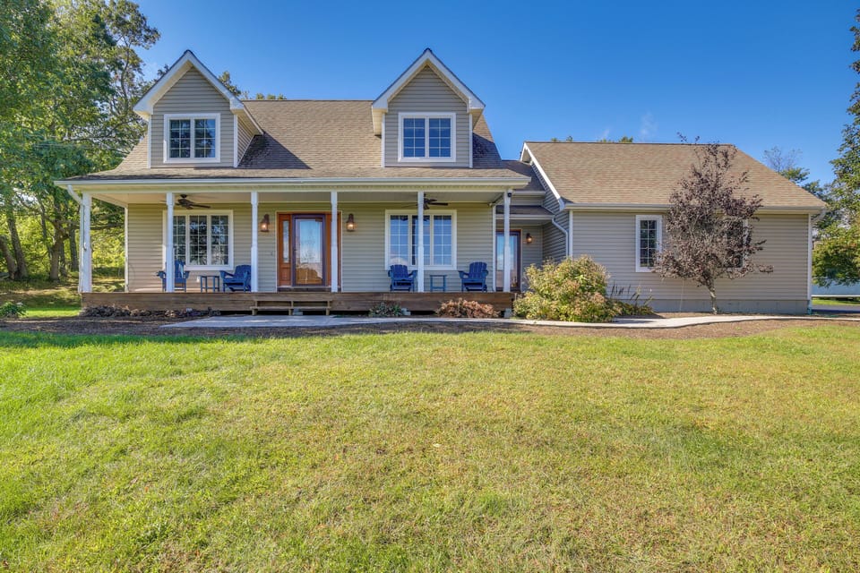 New Milford Vacation Rental | 3BR | 2.5BA | Stairs Required | 1,650 Sq Ft