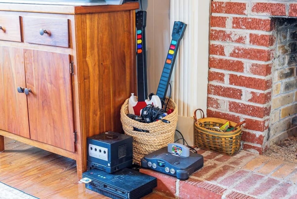 Nostalgic games for guest use 