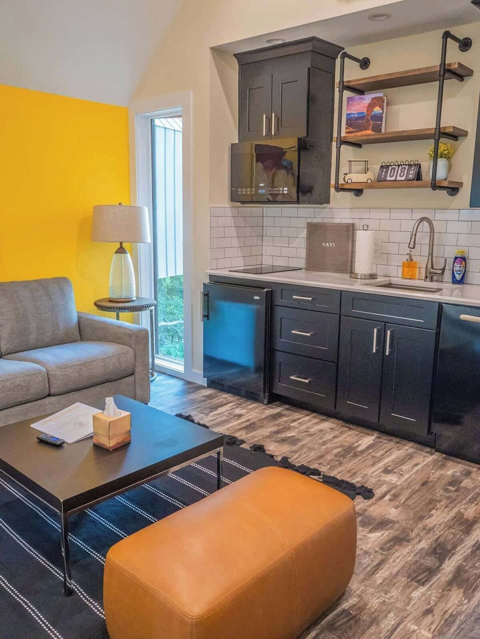 Golden bird Living Room/ Kitchen
