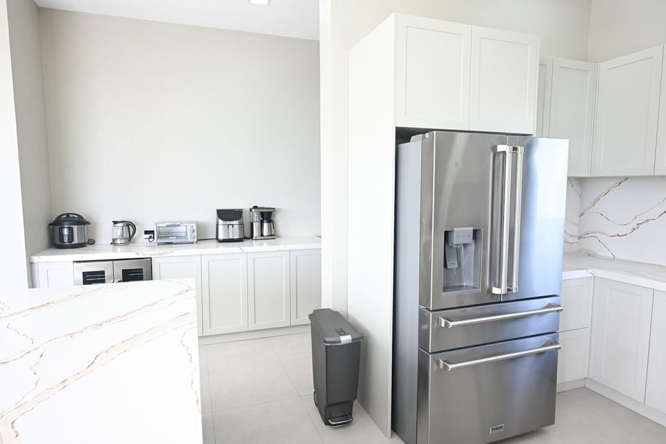 Sleek modern design kitchen with modern appliances