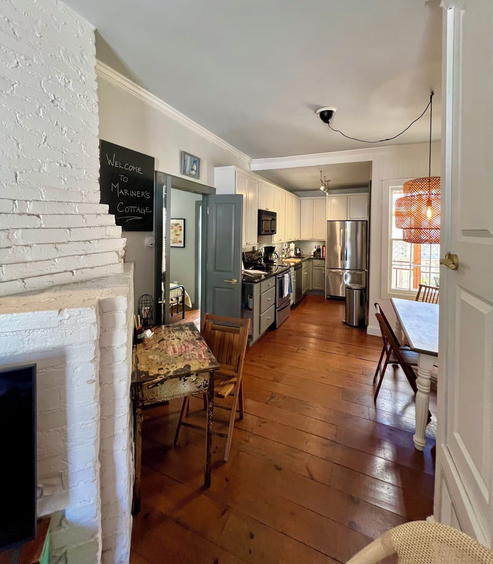 View of the Dining area and Kitchen