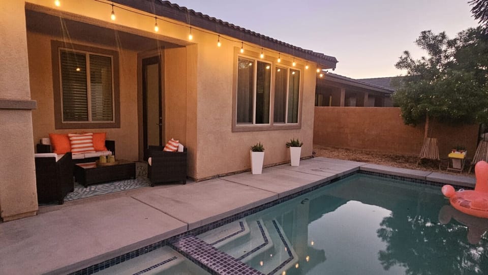 Golden hour glow meets warm water bliss — the perfect end to any day
