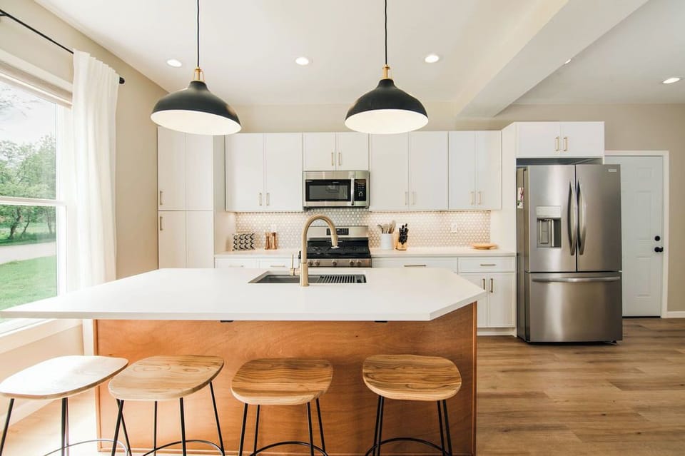 Barstools for breakfast