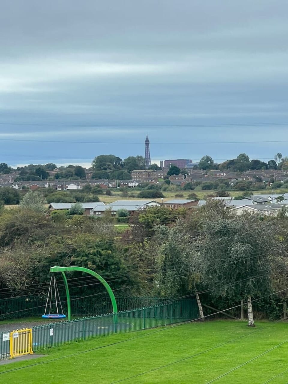 View of Blackpool Tower from the window